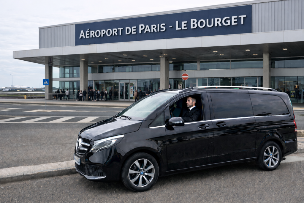 Transfer de l'aeroport le Bourget avec vtc aeroport paris