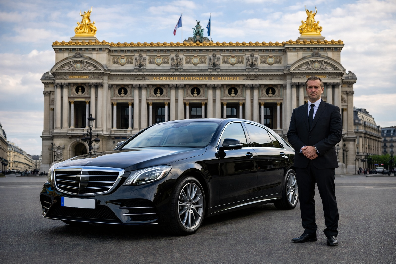 Chauffeur VTC AEROPORT à l'Opéra Paris — points de rendez-vous chauffeur privé