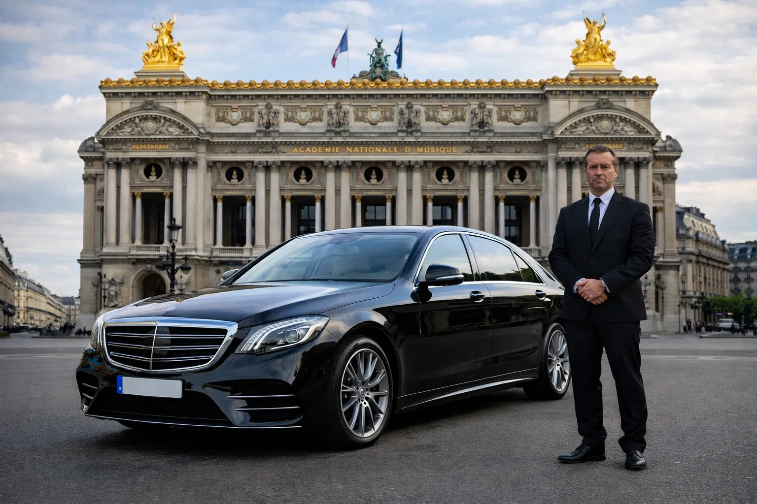 Chauffeur VTC à l'Opéra Garnier Paris — visite touristique chauffeur privé