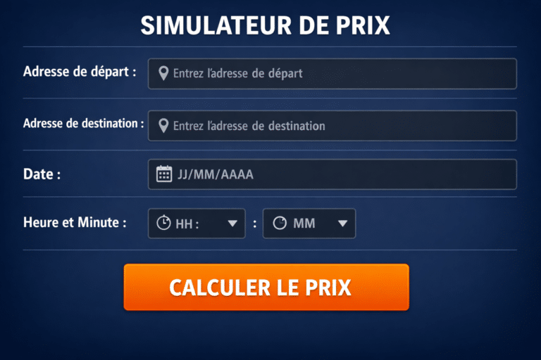 Simulateur de prix VTC Orly