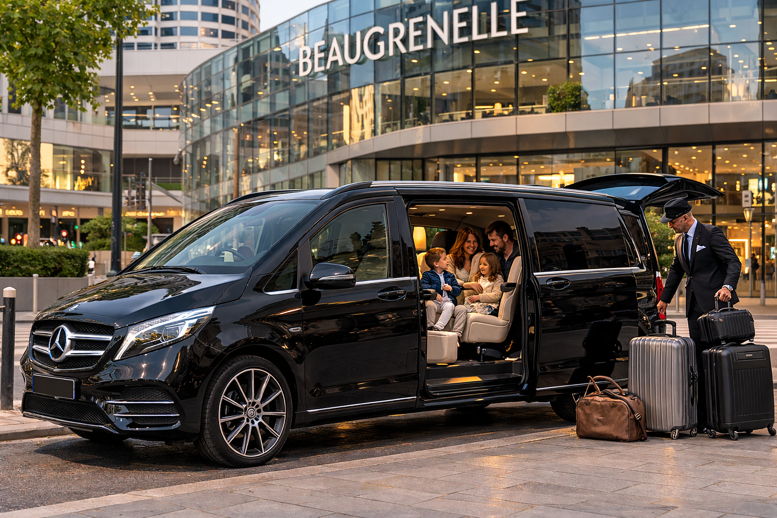 Transfert VTC Paris aéroport CDG — chauffeur privé points de rendez-vous