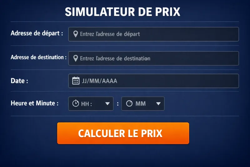Simulateur VTC Paris Beauvais — calculez votre tarif en 30 secondes