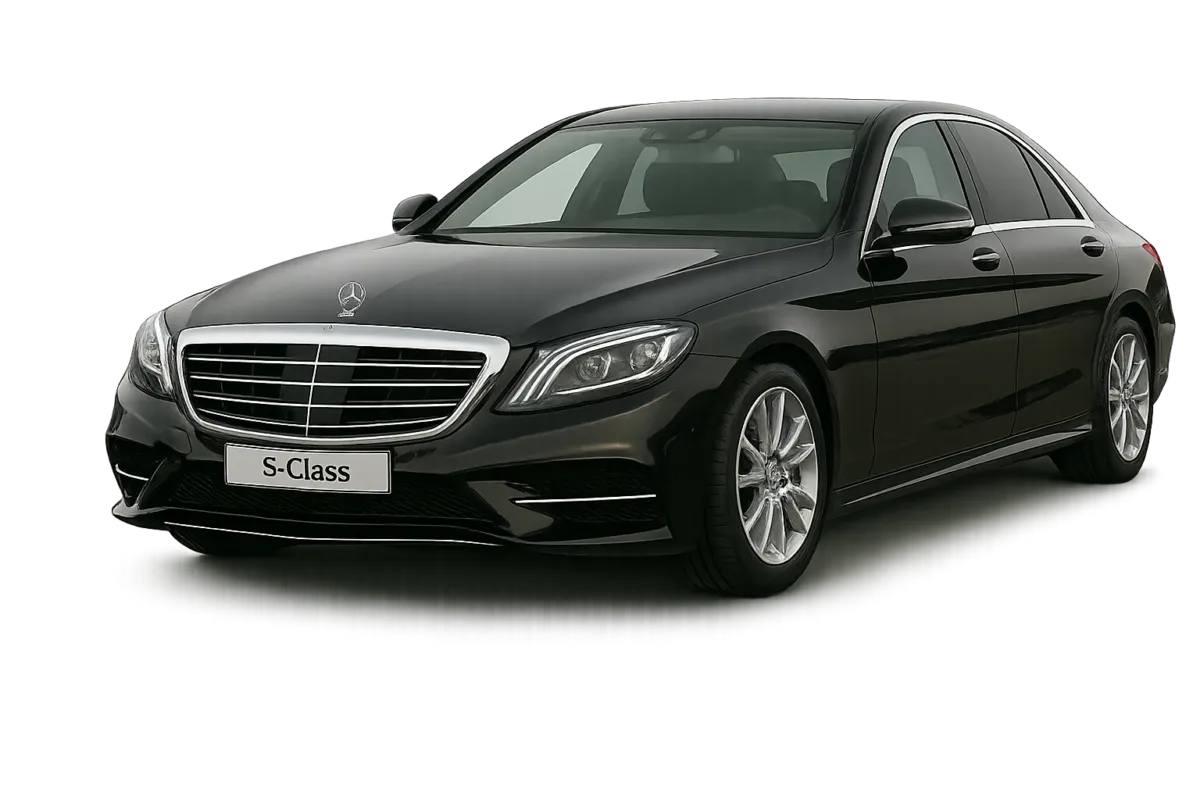 Limousine VTC noire de prestige pour transfert VIP à Paris